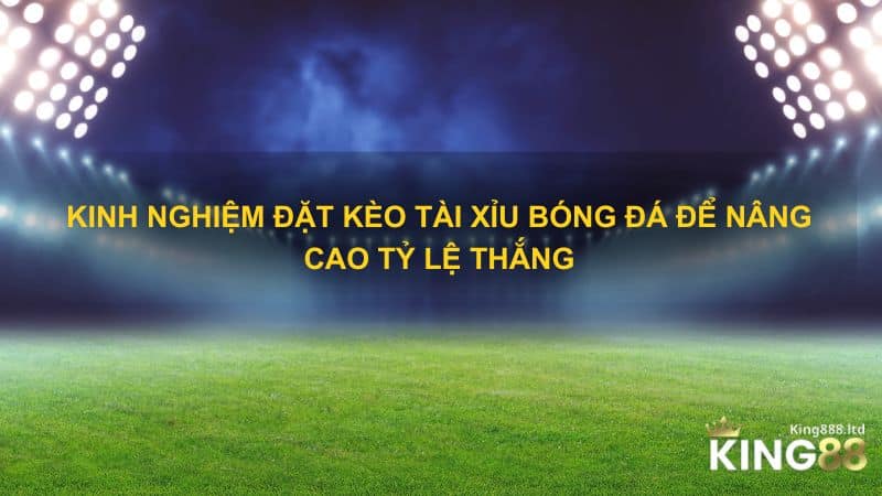 Kinh nghiệm đặt kèo tài xỉu bóng đá để nâng cao tỷ lệ thắng